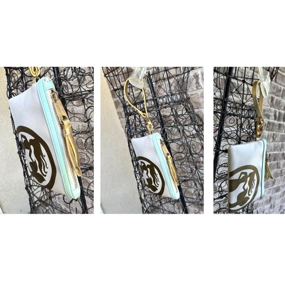 Spartina 449 Mermazing Mermaid Wristlet Zip Strap Rare Beach Vacation Is… - Picture 4 of 12